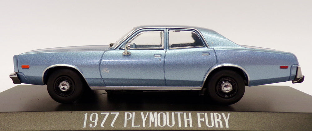 Greenlight 1/43 scale 86559 - 1977 Plymouth Fury - Metallic Blue
