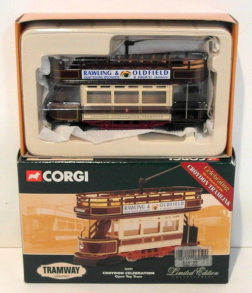 Corgi 1/76 Scale Diecast 36604 - Croydon Celebration Open Top Tram