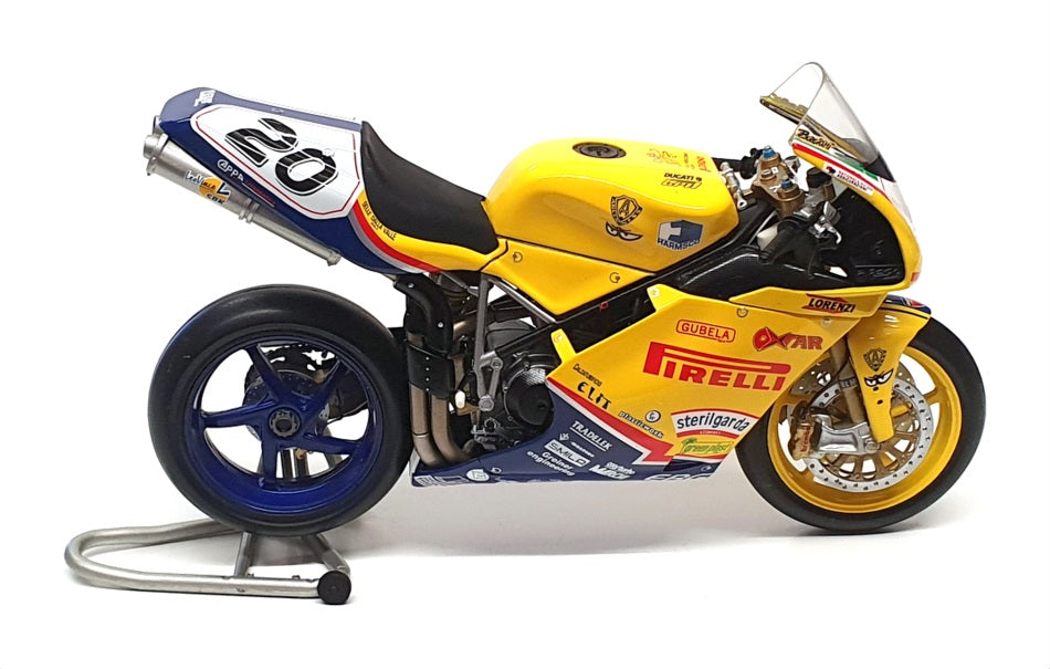 Minichamps 1/12 Scale 122 031220 - Ducati 998RS Motorbike - M. Borciani WSB 2003