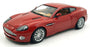 Burago 1/18 Scale Diecast DC18722C Aston Martin Vanquish - Red With Case