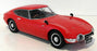 Triple 9 Models 1/18 Scale T9-1800184 - Toyota 2000GT - Red