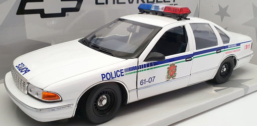 UT Models 1/18 Scale Model Car21023 - Chevrolet Caprice Brossard Police Car