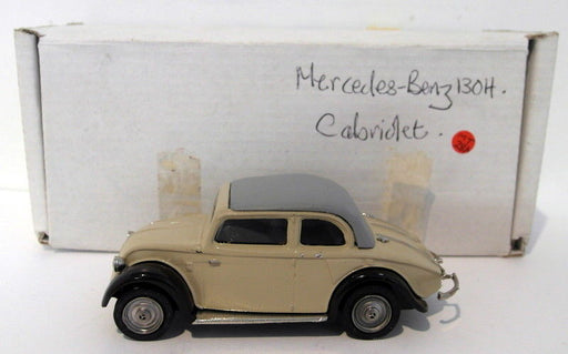 Plumbies 1/43 Scale White Metal - P17 Mercedes 130H Cabriolet 1933