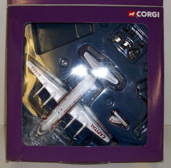 Corgi 1/144 AA30505 Vickers Viscount 700 Capital Airlines N7443 1956