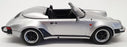 KK Scale 1/18 Scale KKDC180453 - 1989 Porsche 911 3.2 Speedster - Silver