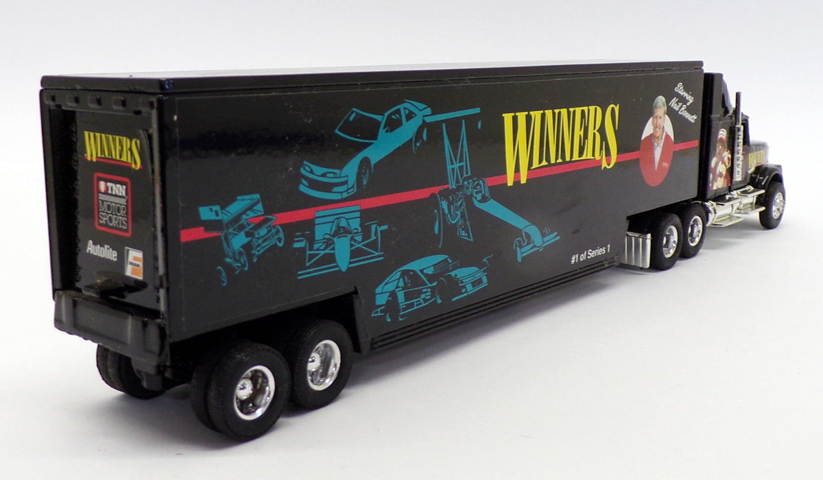 Ertl White Rose 1/64 Scale 2097 - International Truck Transporter - Winners