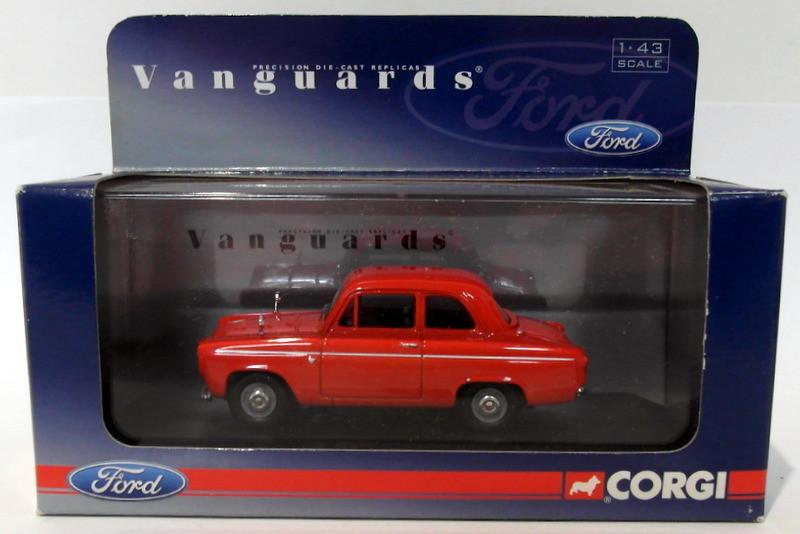 Vanguards 1/43 Scale VA02110 - Ford Popular 100E - Sunset Red