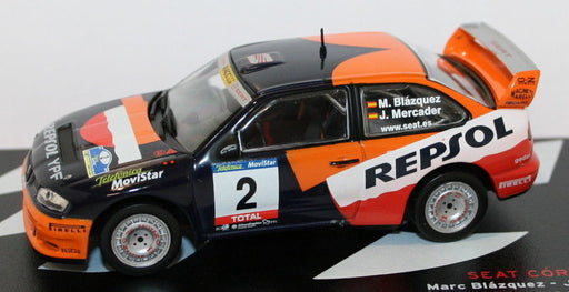 Altaya 1/43 Scale - Seat Cordoba WRC - Rally RAC Navarra De Tierra 2001