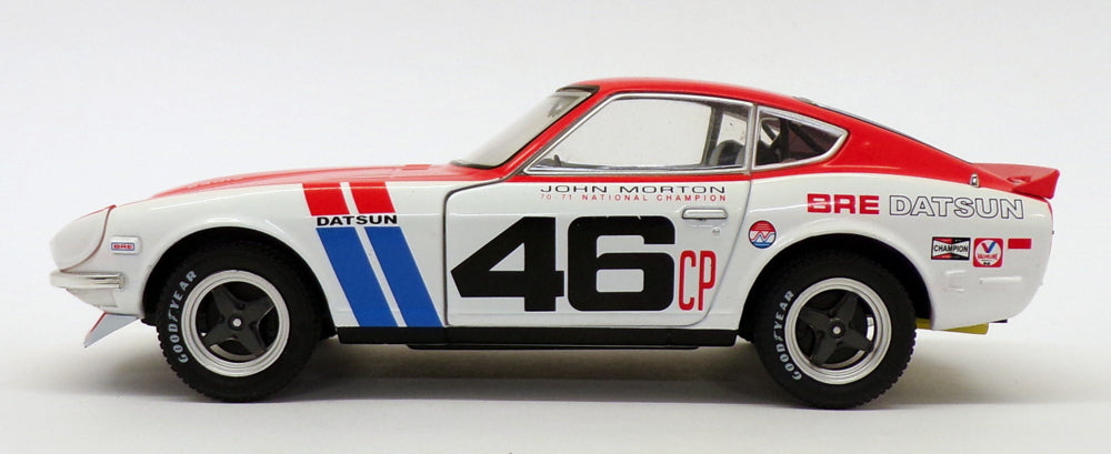 Greenlight 1/24 Scale 18301 - 1970 Bre Datsun 240Z #46 - Orange White