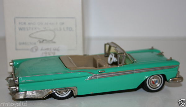 WESTERN MODELS MIKE STEPHENS 1st PROTOTYPE - WMS46 - 1959 FORD GALAXIE - GREEN