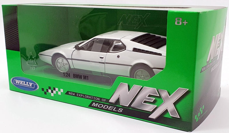 Welly 1/24 Scale Model Car 24098W - BMW M1 - White