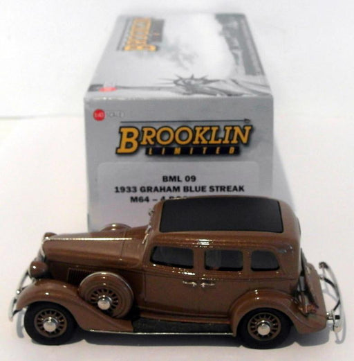 Brooklin Models 1/43 Scale BML09 - 1933 Graham Blue Streak M64 4Dr Sedan