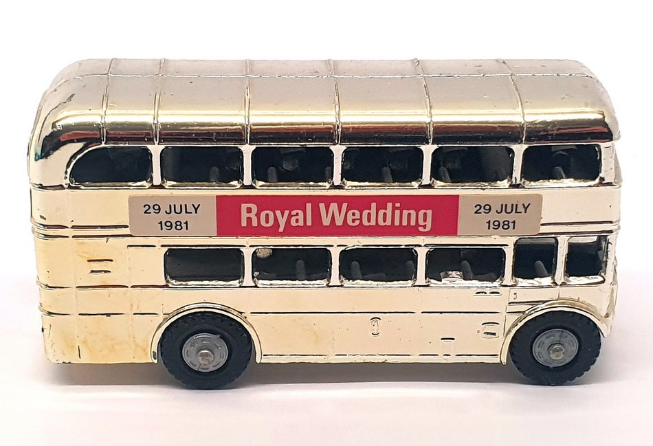 Lone Star 9cm Long Diecast LS1981 - Double Deck Bus - Royal Wedding 1981