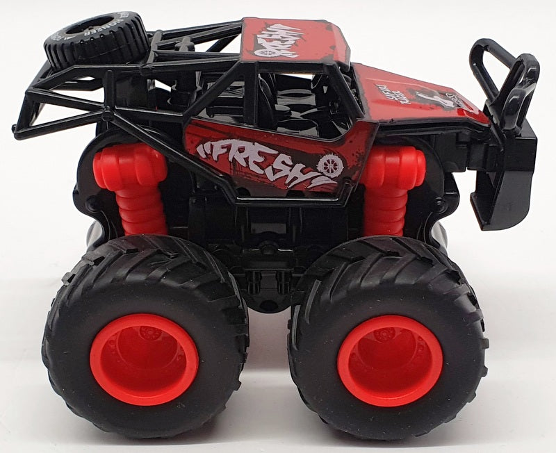 Kandy Toys 12cm Long TY3509 - Rock Crawlers 4WD Power Friction Power - Red