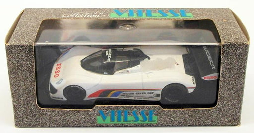 Vitesse 1/43 Scale Diecast Model Car 650 - Peugeot Racing Car - White