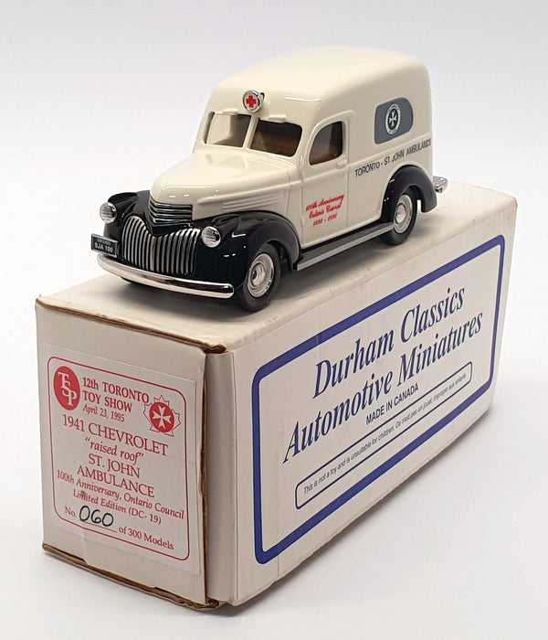 Durham Classics 1/43 Scale DC-19 - 1941 Chevrolet St John Ambulance