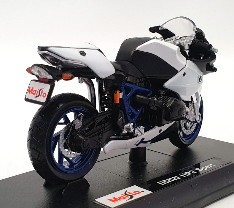 Maisto 1/18 Scale Motorbike 08010 - BMW HP2 Sport - Black/Blue/White