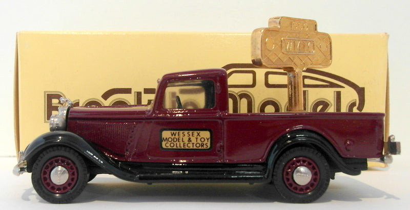 Brooklin 1/43 Scale BRK16A  013A  - 1935 Dodge Pick Up WMTC 1990 1 Of 100 Maroon