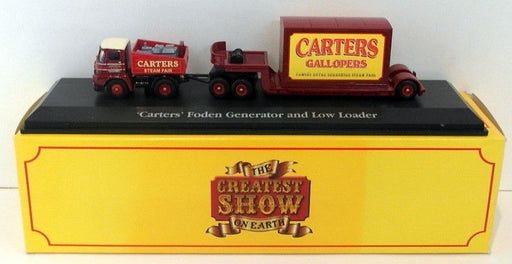 Atlas Editions Appx 1/76 Scale 4 654 101 Foden Generator & Low Loader - Carters