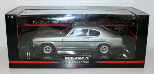 MINICHAMPS 1/18 - 150 089002 FORD CAPRI 1969 - BLUE METALLIC