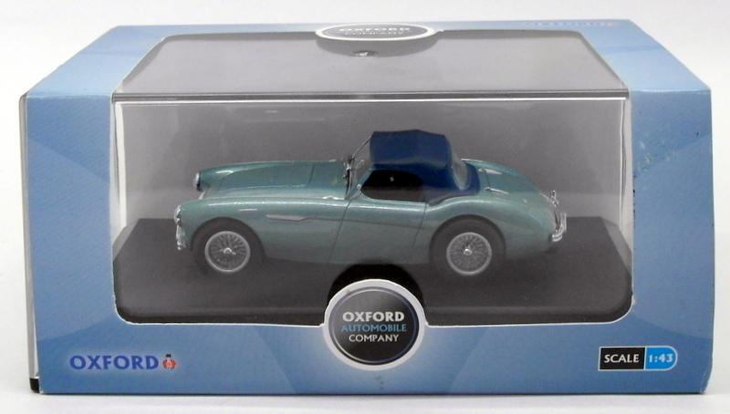 Oxford Diecast 1/43 Scale AH1001 - Austin Healey 100 BN1 - Healey Blue