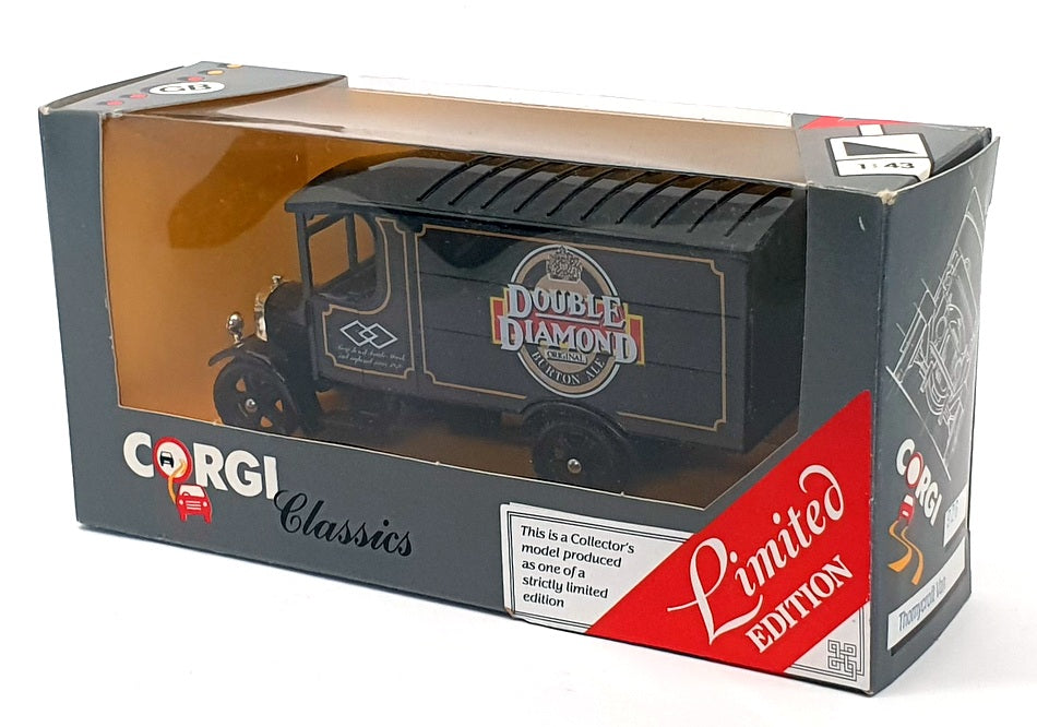 Corgi 13cm Long Diecast 926 - Thornycroft Van - Double Diamond