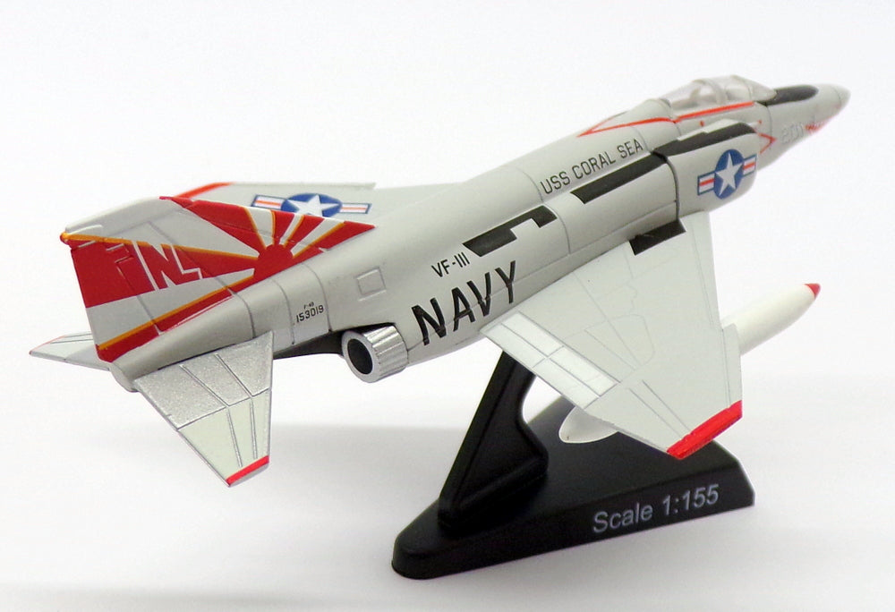 Daron 1/155 Scale Aircraft PS5384-3 - F-4B Phantom II VF-111 Sundowners