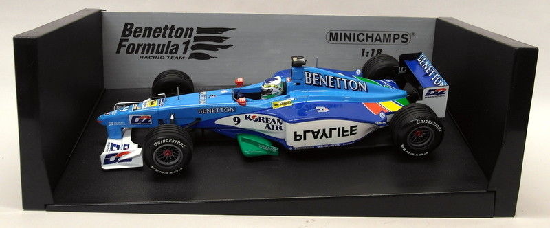Minichamps 1/18 Scale 180 990009 Benetton B199 Playlife G Fisichella F1 Car