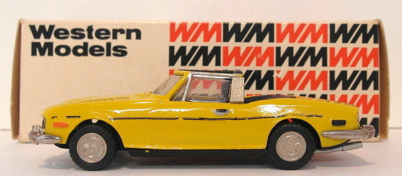 Western Models 1/43 Scale WP101 - Triumph Stag Convertilble Yellow