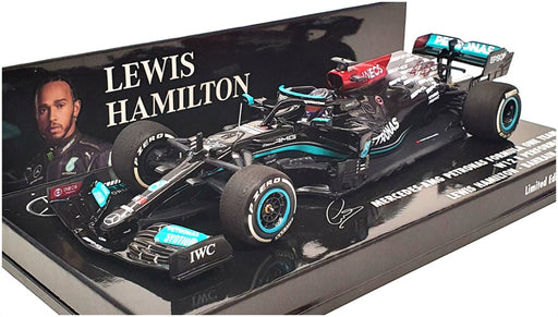 Minichamps 1/43 Scale 410 210144 - F1 Mercedes-AMG W12 Bahrain GP 2021 Hamilton