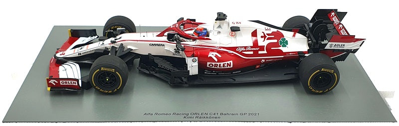 Spark Model 1/18 Scale 18S578 - Alfa Romeo Racing ORLEAN C41 #7 K.Raikkonen 2021