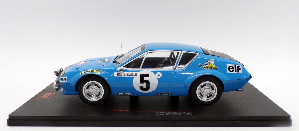 Ixo 1/18 Scale 18RMC036A - Renault Alpine A310 - #5 Monte Carlo Rally 1975