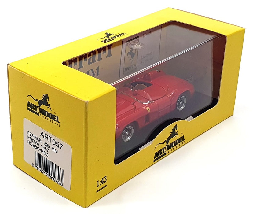 Art Model 1/43 Scale ART057 - 1957 Ferrari 290 MM Prova - Red