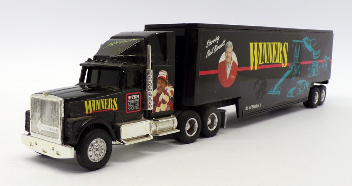 Ertl White Rose 1/64 Scale 2097 - International Truck Transporter - Winners