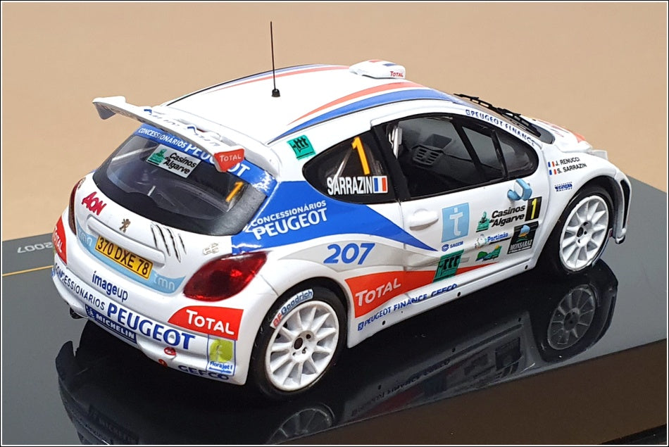 Ixo 1/43 Scale RAM287 - Peugeot 207 S2000 Rally Casinos do Algarve 2007