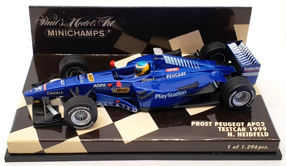 Minichamps 1/43 Scale 430 990118 - Prost Peugeot AP02 Testcar 1999 - N.Heidfeld