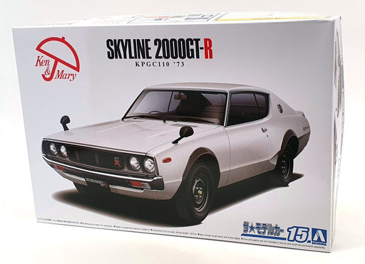 Aoshima 1/24 Scale Model Car Kit 5172600 - 1973 Nissan Skyline 2000 GT-R KPGC110
