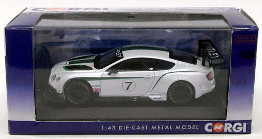 Corgi 1/43 Scale Diecast Model Car CC56901 - Bentley Continental GT3 - White