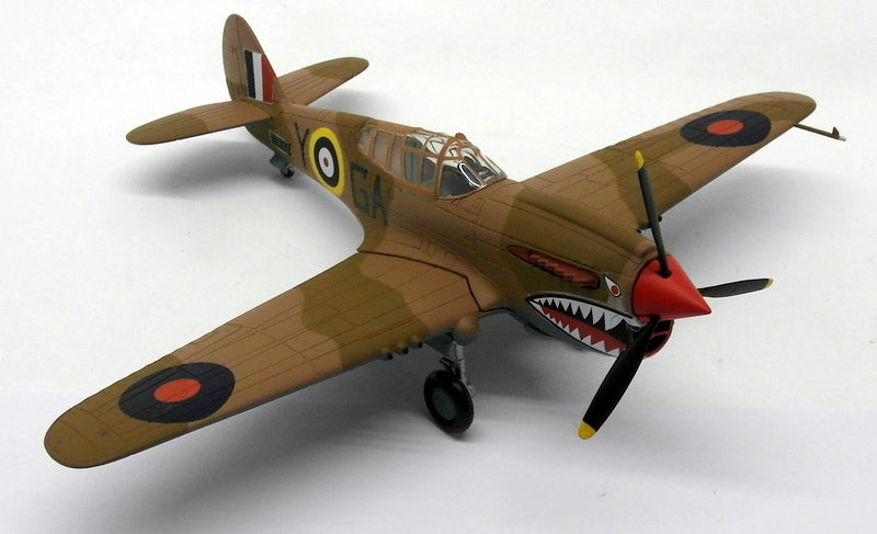 Armour 1/48 Scale Diecast - B11B625 Curtiss P40 Kittyhawk Mk1 UK RAF-112 Sqn