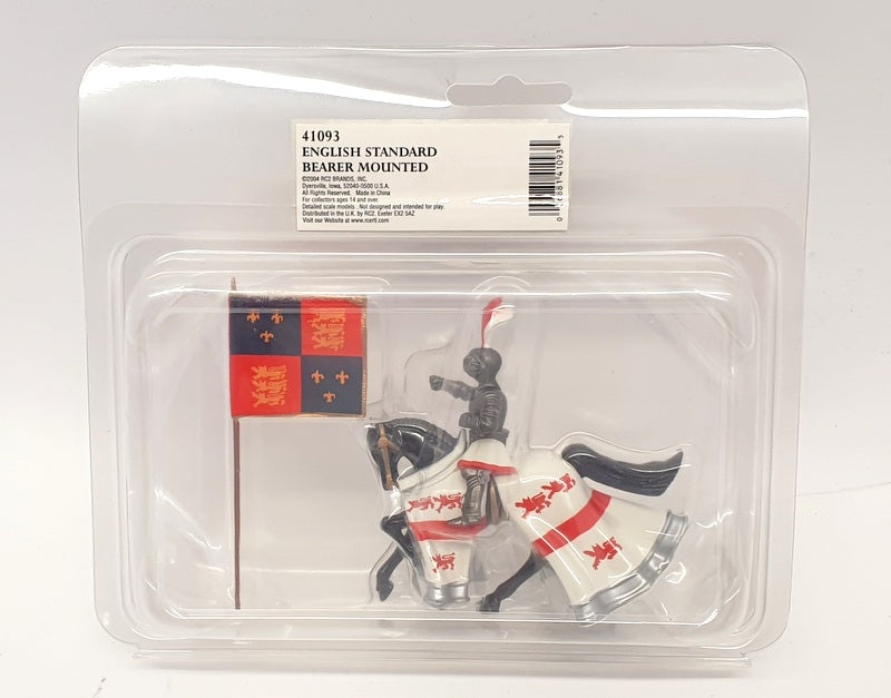 Britains 95mm Tall Figurine 41093 - English Standard Bearer Mounted