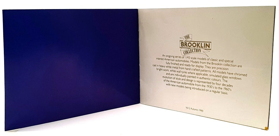 Brooklin Collection Vol 2 1990 -  A5 Fully Illustrated Colour Catalogue 10 Pages