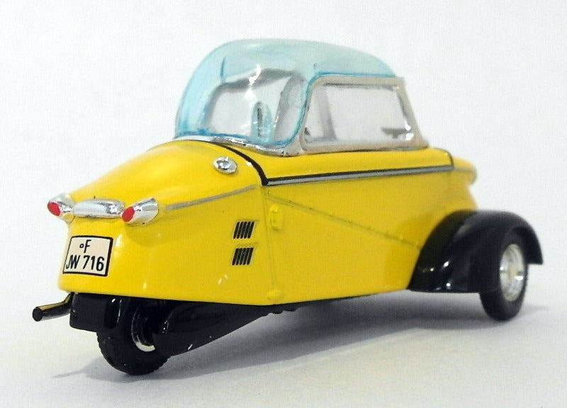 Matchbox 1/43 Scale VEM04-M - 1959 Messerschmitt KR200 Kabinenroller- Yellow