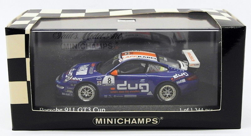 Minichamps 1/43 Scale 400 066408 - Porsche 911 GT3 Porsche Supercup 2006