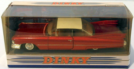 Dinky 1/43 Scale DY-7 - 1959 Cadillac Coupe De Ville - Metallic Red