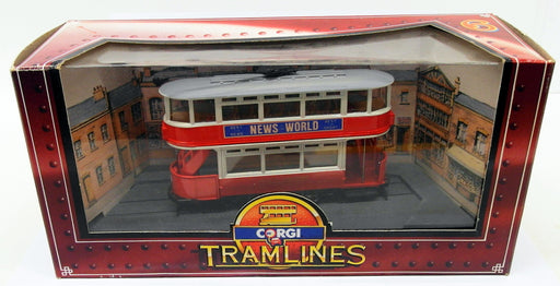 Corgi Appx 12cm Long Diecast D992/8 - Tram Car London Tramways - Red