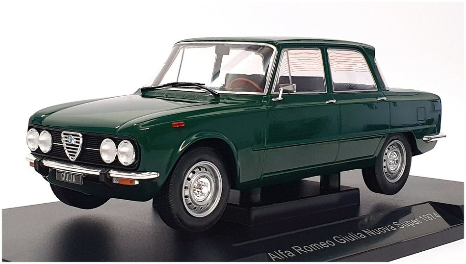 Model Car Group 1/18 Scale MCG18309 Alfa Romeo Giulia Nuova Super 1974 Dk Green