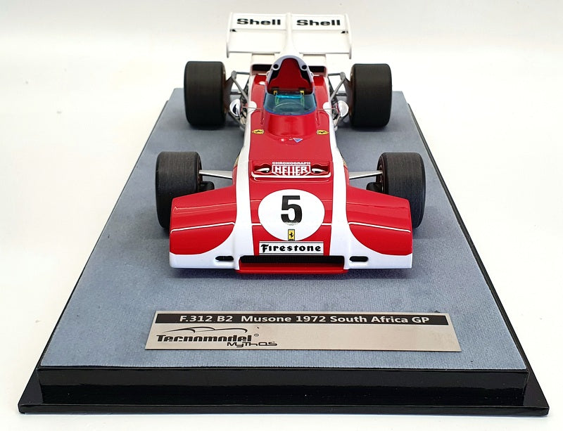 Tecnomodel 1/18 Scale TM18-194D - 1972 Ferrari 312 B2 South Africa GP #5 J.Ickx