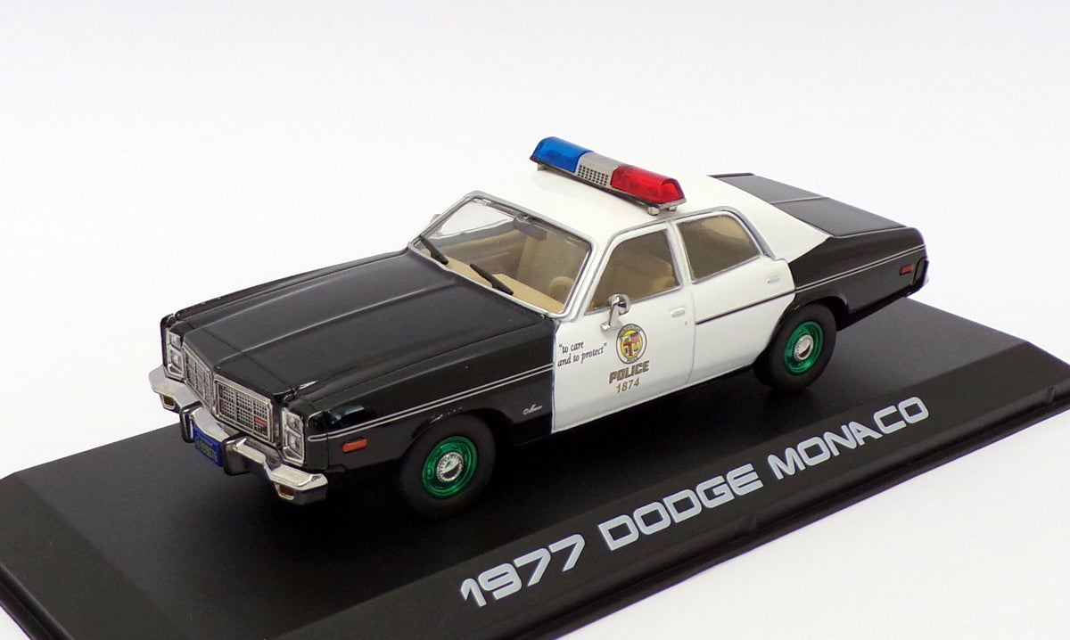 Greenlight 1/43 Scale 86534 - 1977 Dodge Monaco Police - The Terminator Chase