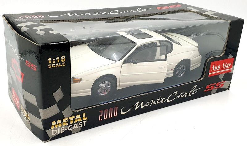 Sun Star 1/18 Scale Diecast 1982 - Chevrolet Monte Carlo SS - White