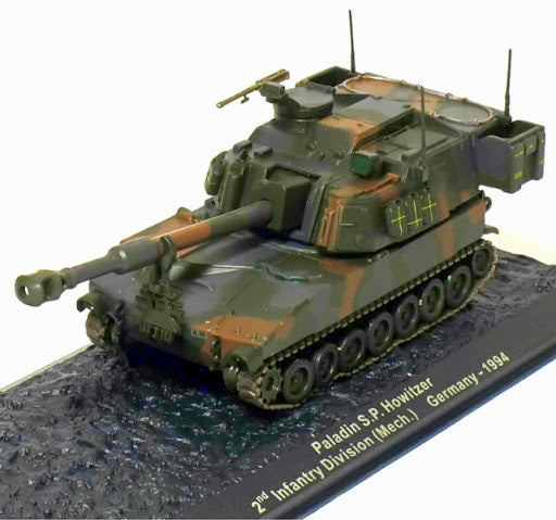 Altaya 1/72 Scale AL31320  Paladin Self Propelled Howitzer 2nd Inf. Germany 1994